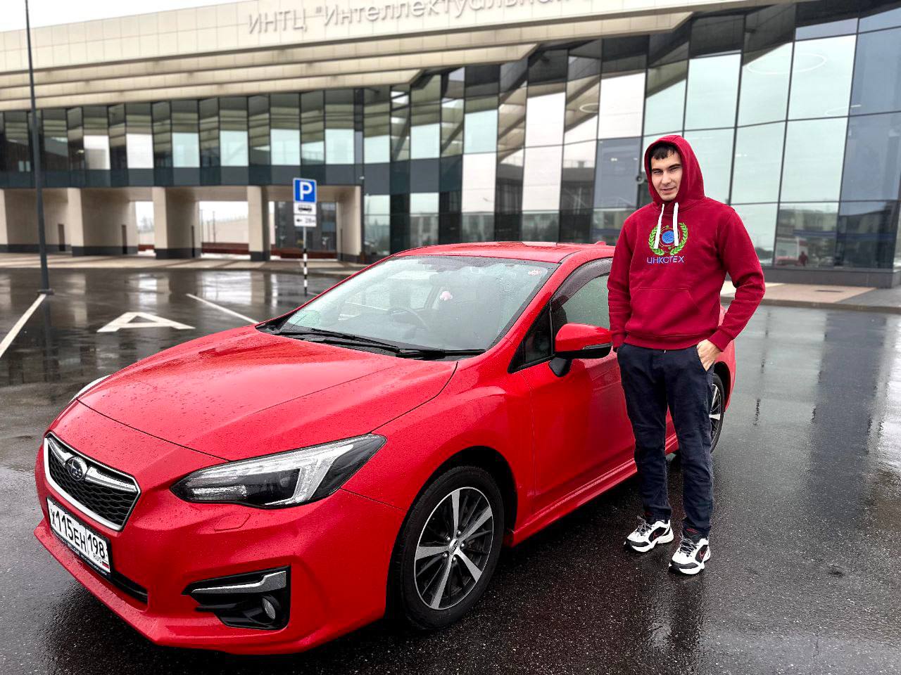 Subaru, Impreza, Красный. Отзыв.