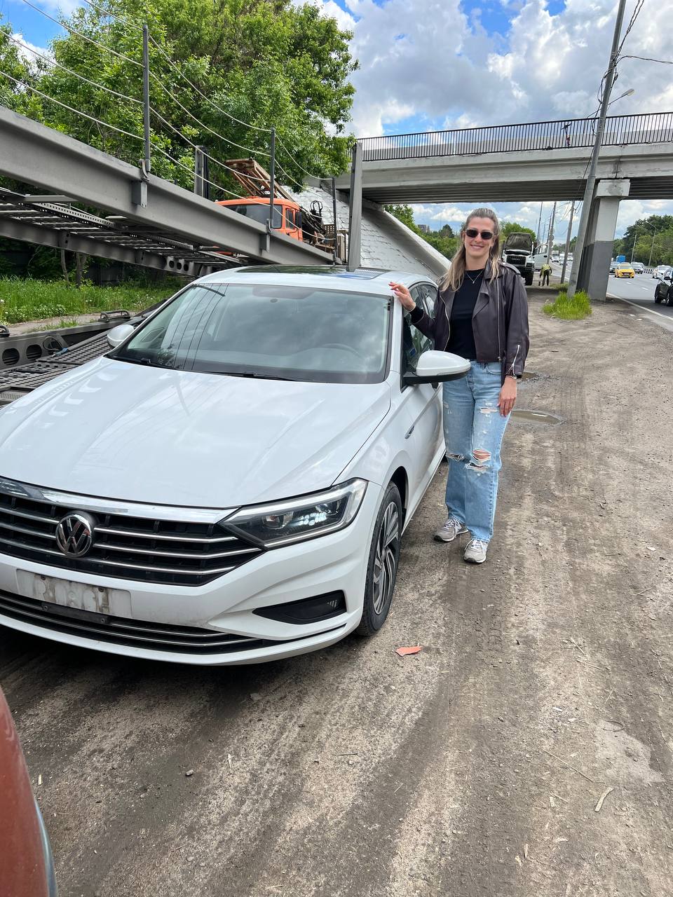 Volkswagen, Jetta, Белый. Отзыв.