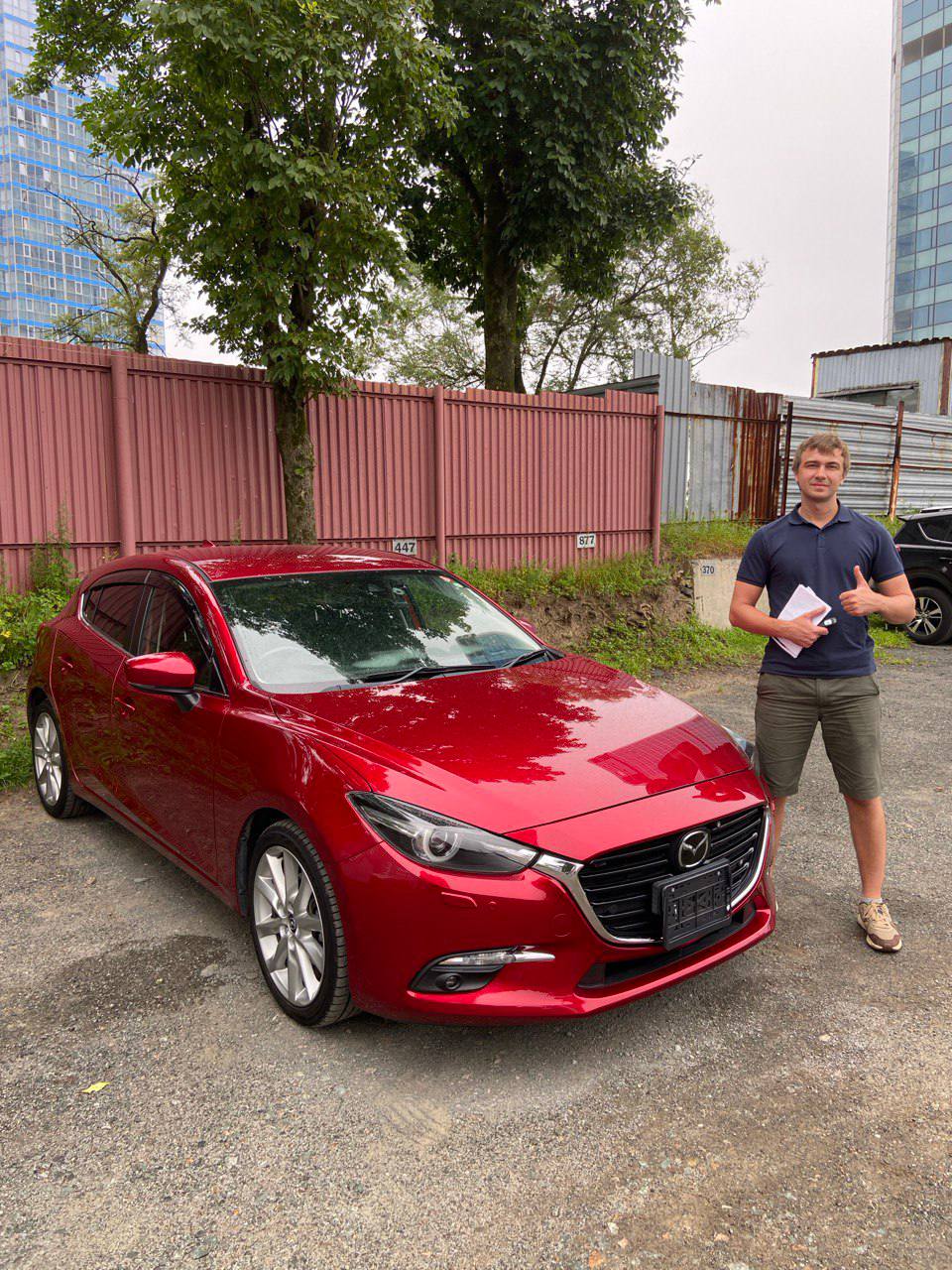 Mazda, 3, Красный. Отзыв.