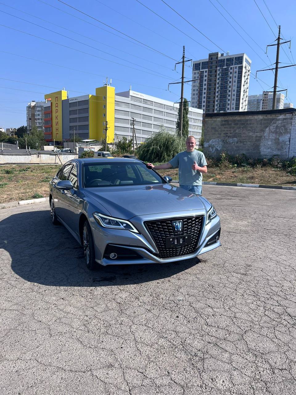 Toyota, Crown, Серый. Отзыв.