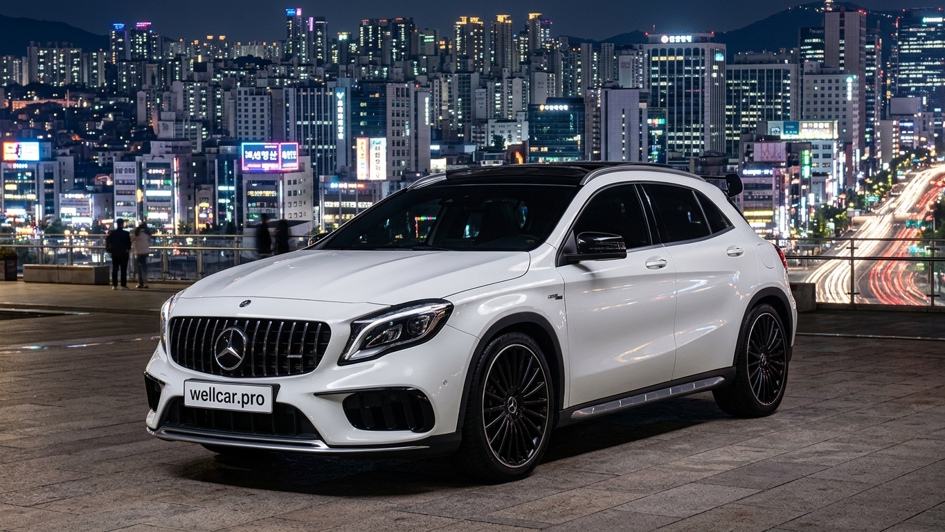 Mercedes-Benz GLA 45 AMG (X156): злой снаружи, честный из Кореи